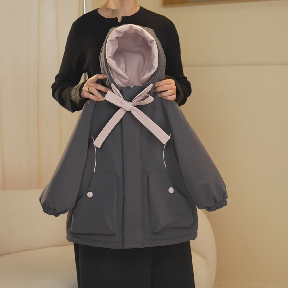 cangtian kiss【现货】休闲加厚韩版设计感冬季时尚高级棉衣51A6465