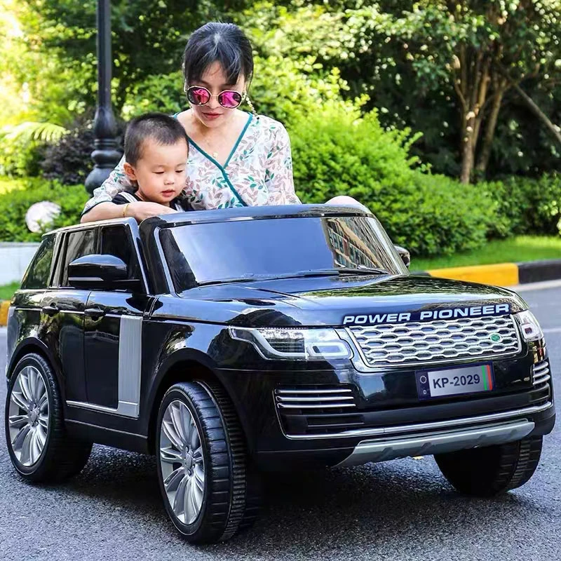 大型儿童电动汽车四轮玩具可坐大人宝宝遥控车加大双人座电动车