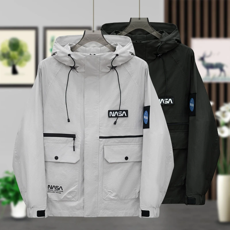 852-105时尚修身男士春秋款韩版帅气休闲百搭断码夹克外套