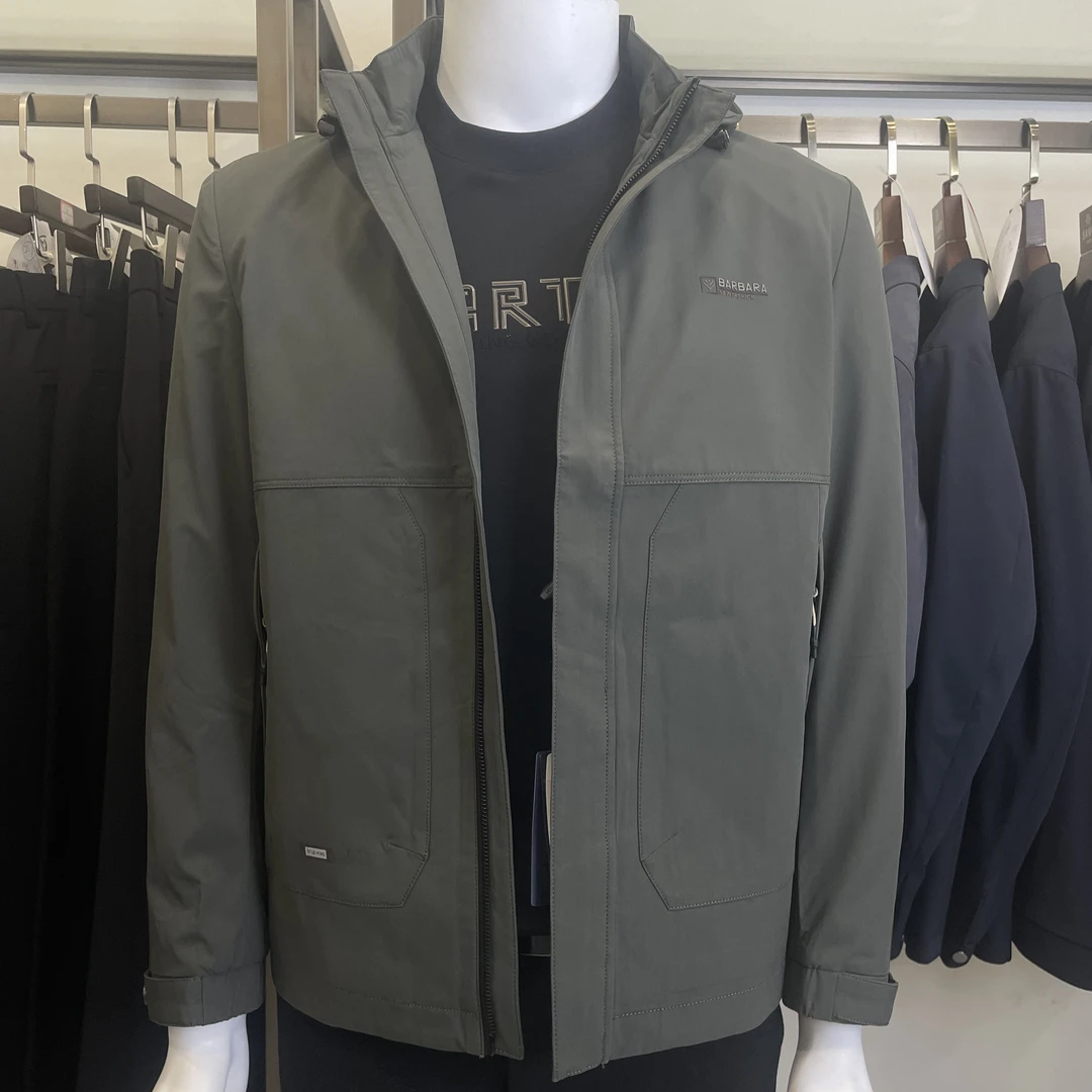 飒沃DJ002 绿色连帽夹克