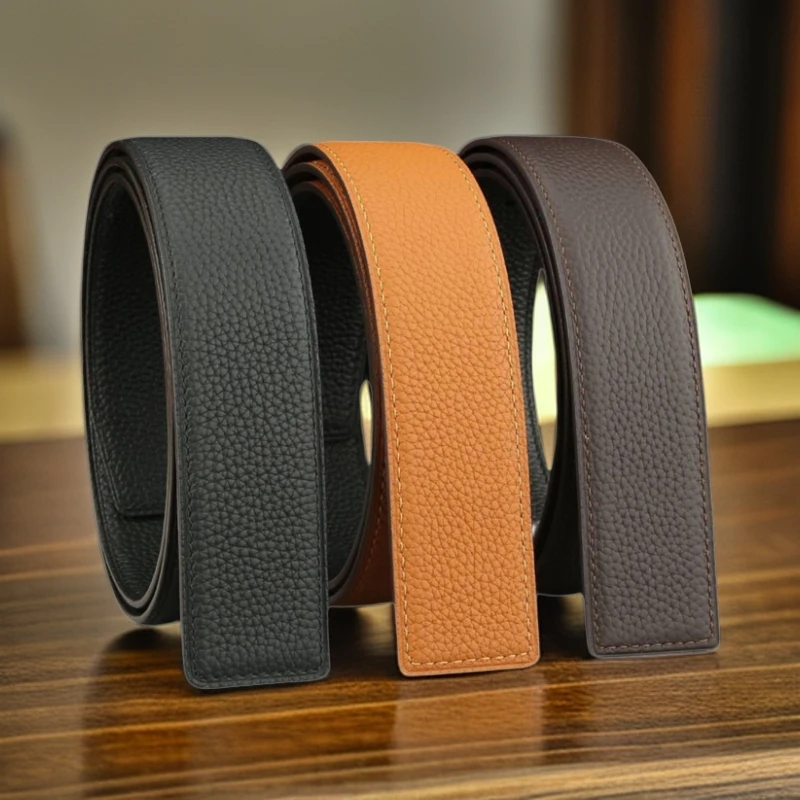原版套装头层牛皮男士真皮腰带时尚休闲百搭真牛皮皮带经典裤带男