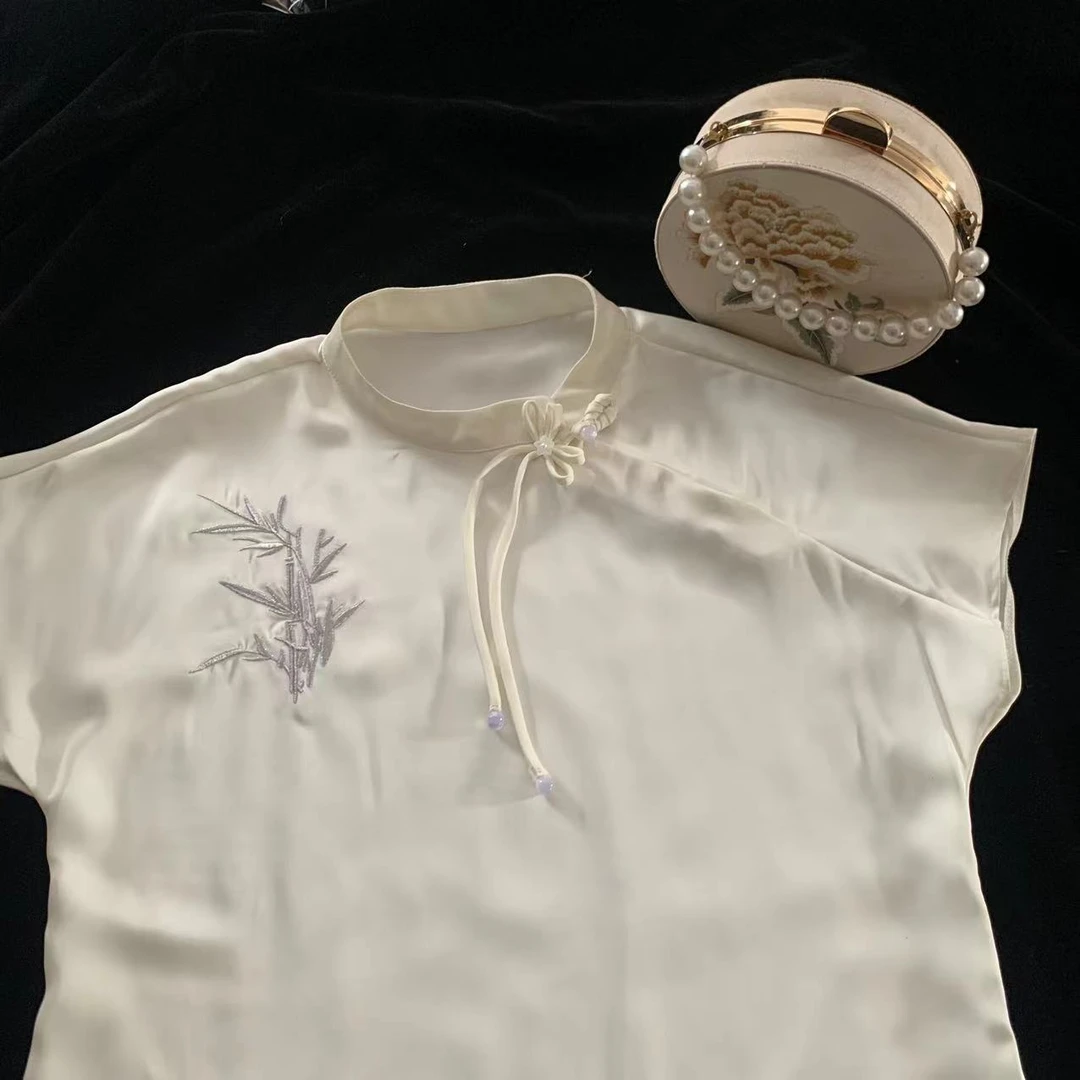 忆唐依人【竹影】「新中式」夏季时尚中国风上衣