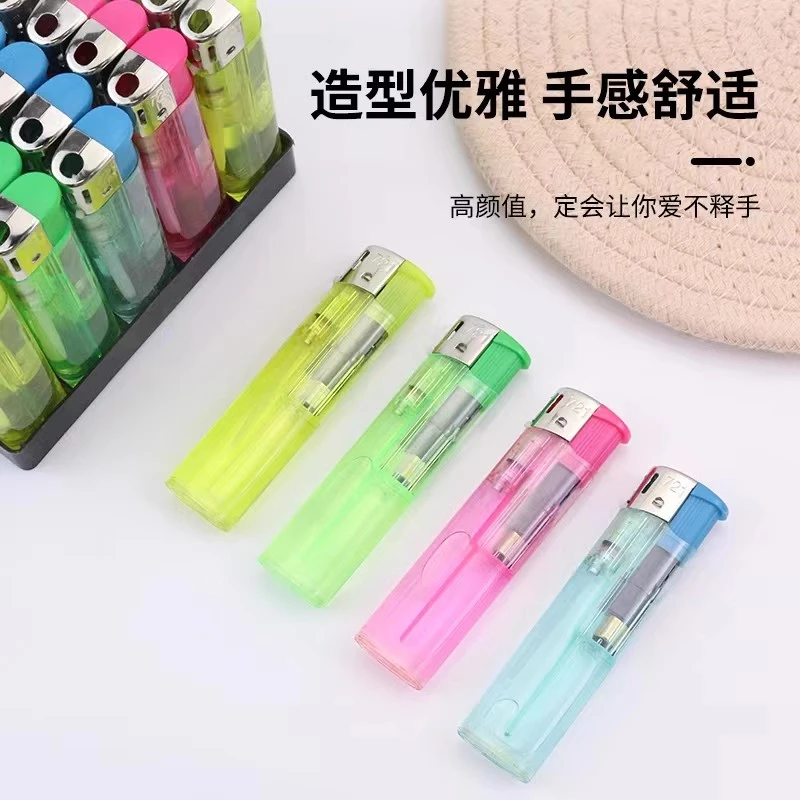 厂家直销商超低价电子点火一次性明火打火机家用便利店超市批发