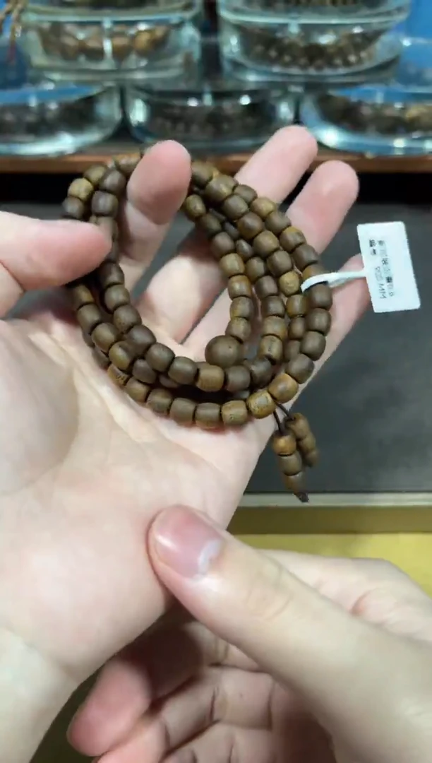 【闪购商品】沉香手串新加坡沉香桶珠多圈0.6