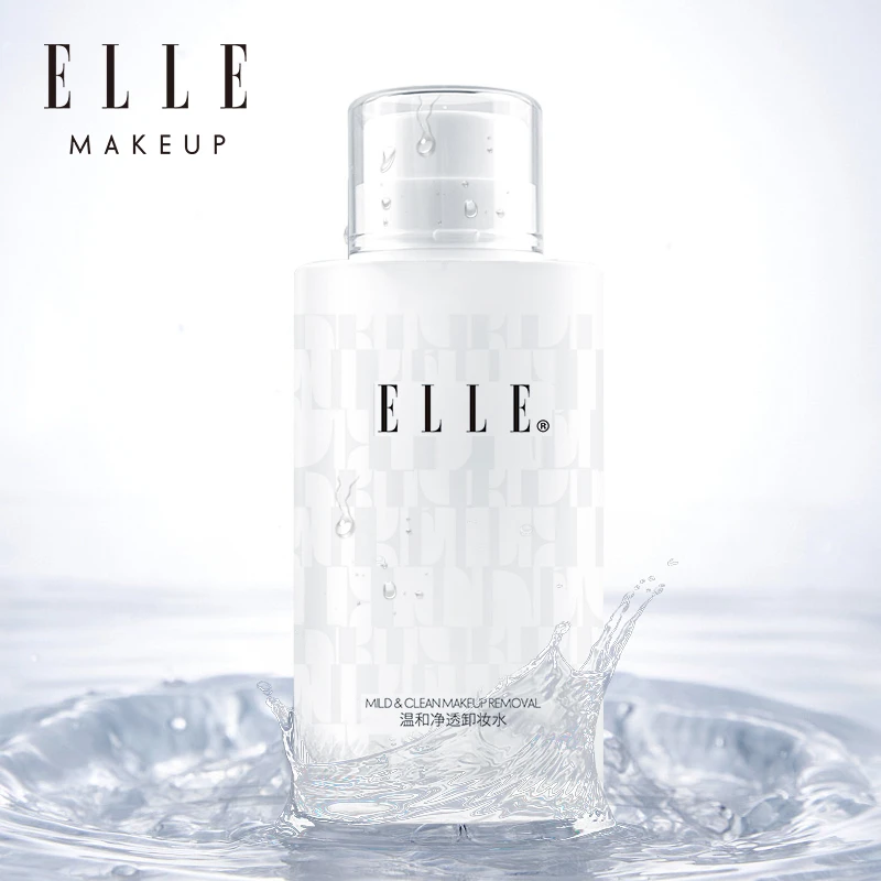 ELLE温和净透卸妆水500ml卸妆卸妆液面部便携卸妆按压泵头