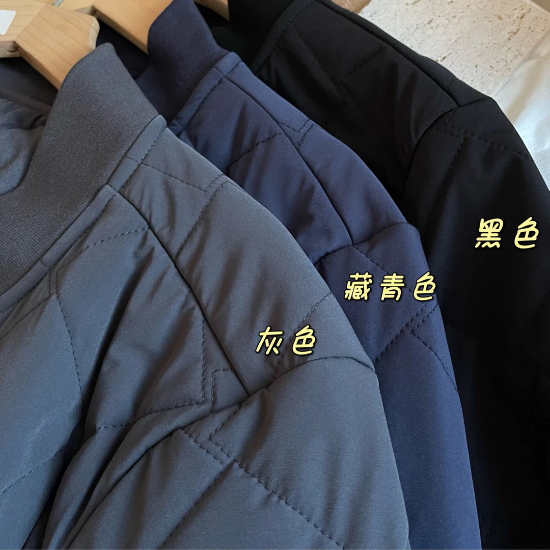 AJDE｜男款三防菱格棉服 01