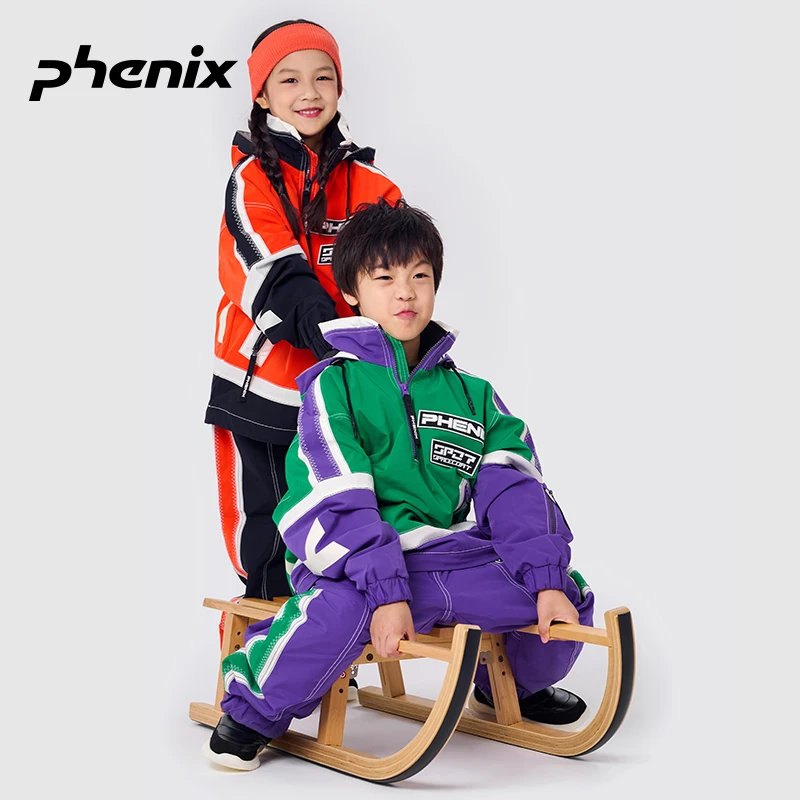 phenix菲尼克斯儿童滑雪服套装男女大童专业高端单板双板保暖外套