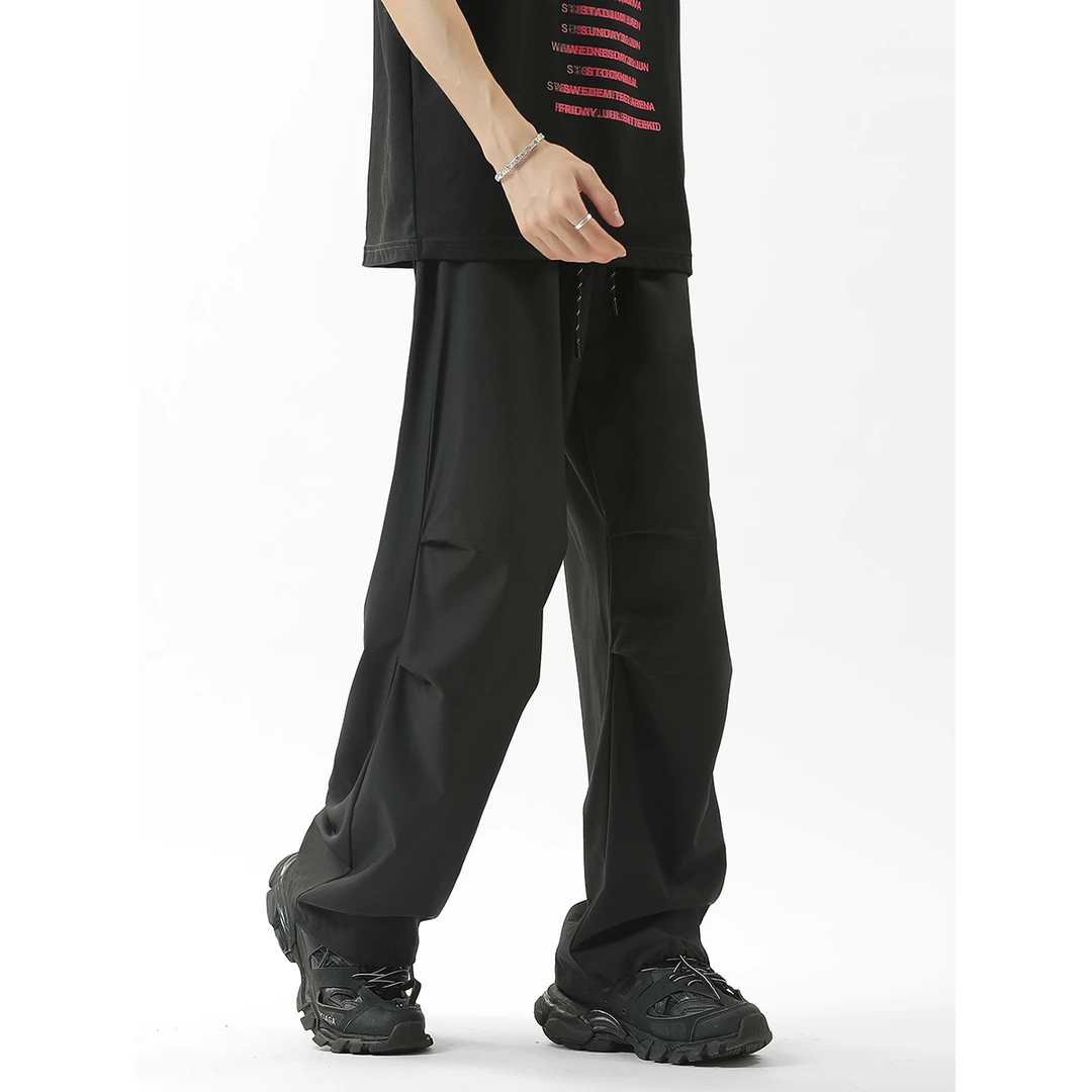 York Zoom秋季新品百搭降落伞裤休闲裤运动裤美式阔腿宽松ins潮流