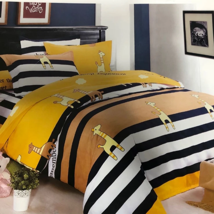 黄色小鹿床单2米*2.3米