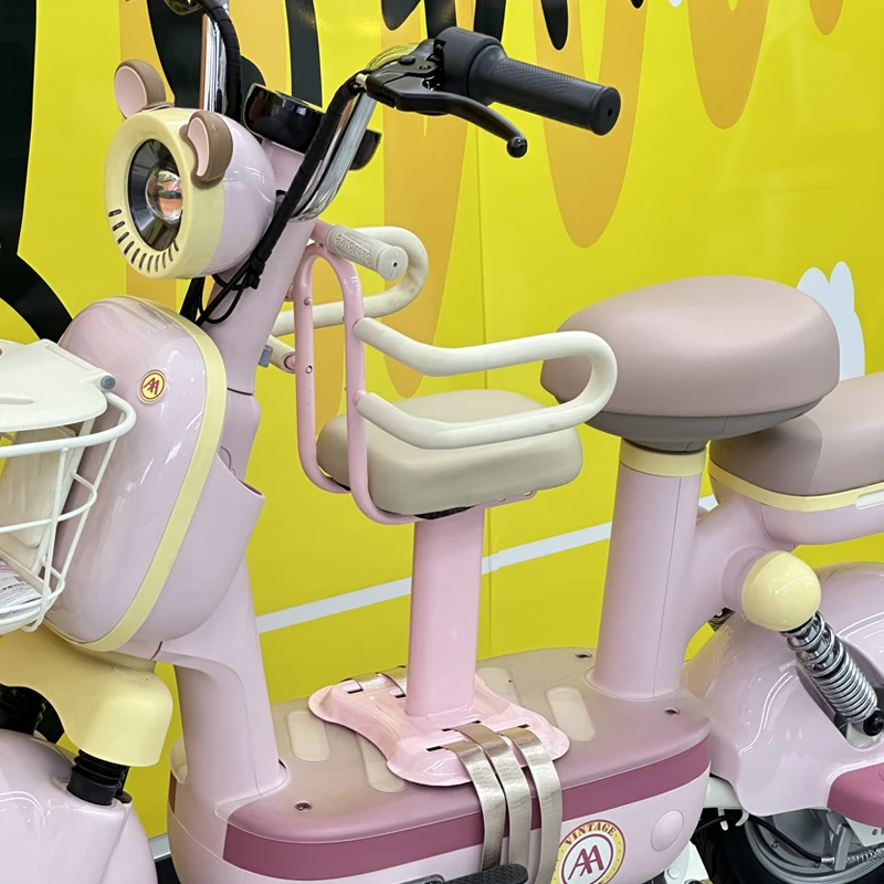 爱玛元宇宙pro儿童座椅电动车前置宝宝椅2-8岁专用趣味蛋安全椅