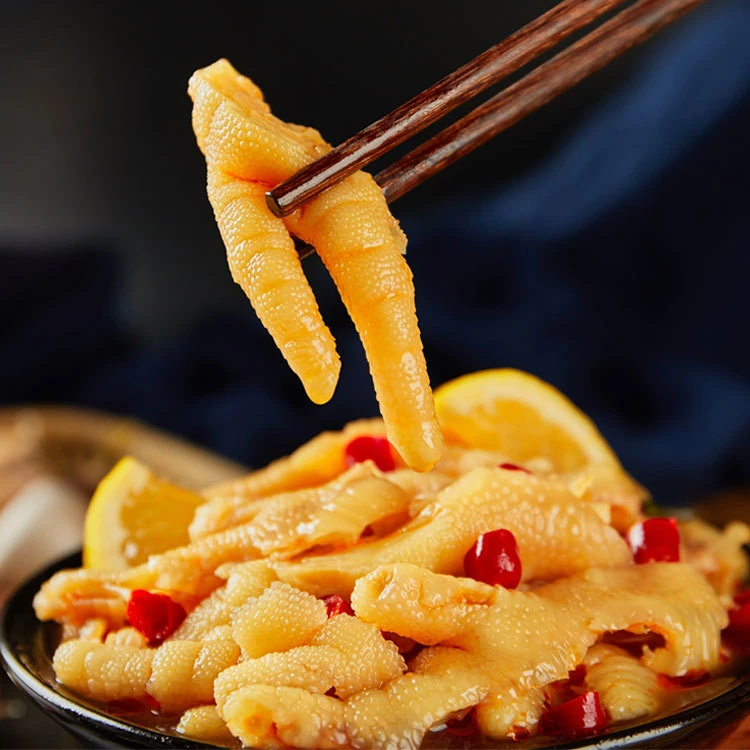 酸辣无骨鸡爪3斤柠檬凤爪开胃嚼劲去骨即食熟食开袋品尝开胃卤味