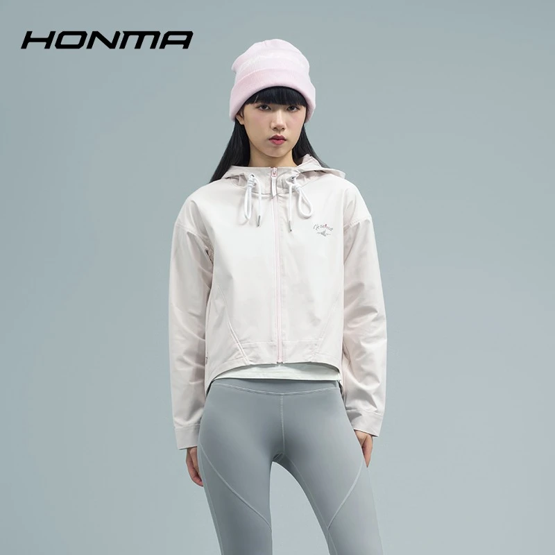【活力系列】HONMA高尔夫服饰女士运动连帽外套休闲长袖HWIQ302E102