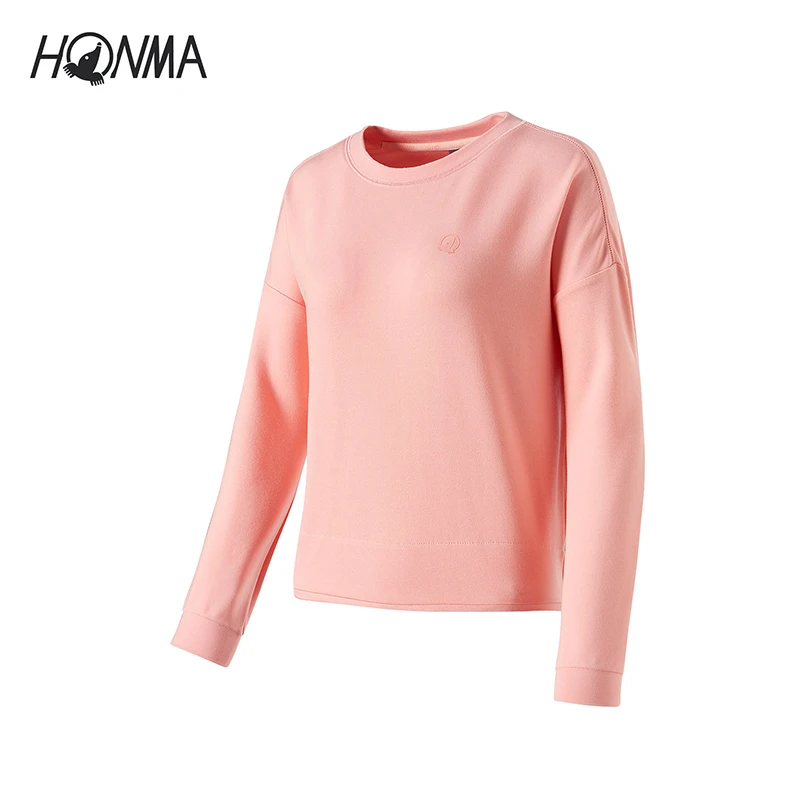 Honma新款GOLF高尔夫服饰女子圆领休闲运动套头卫衣 HWGC510W691
