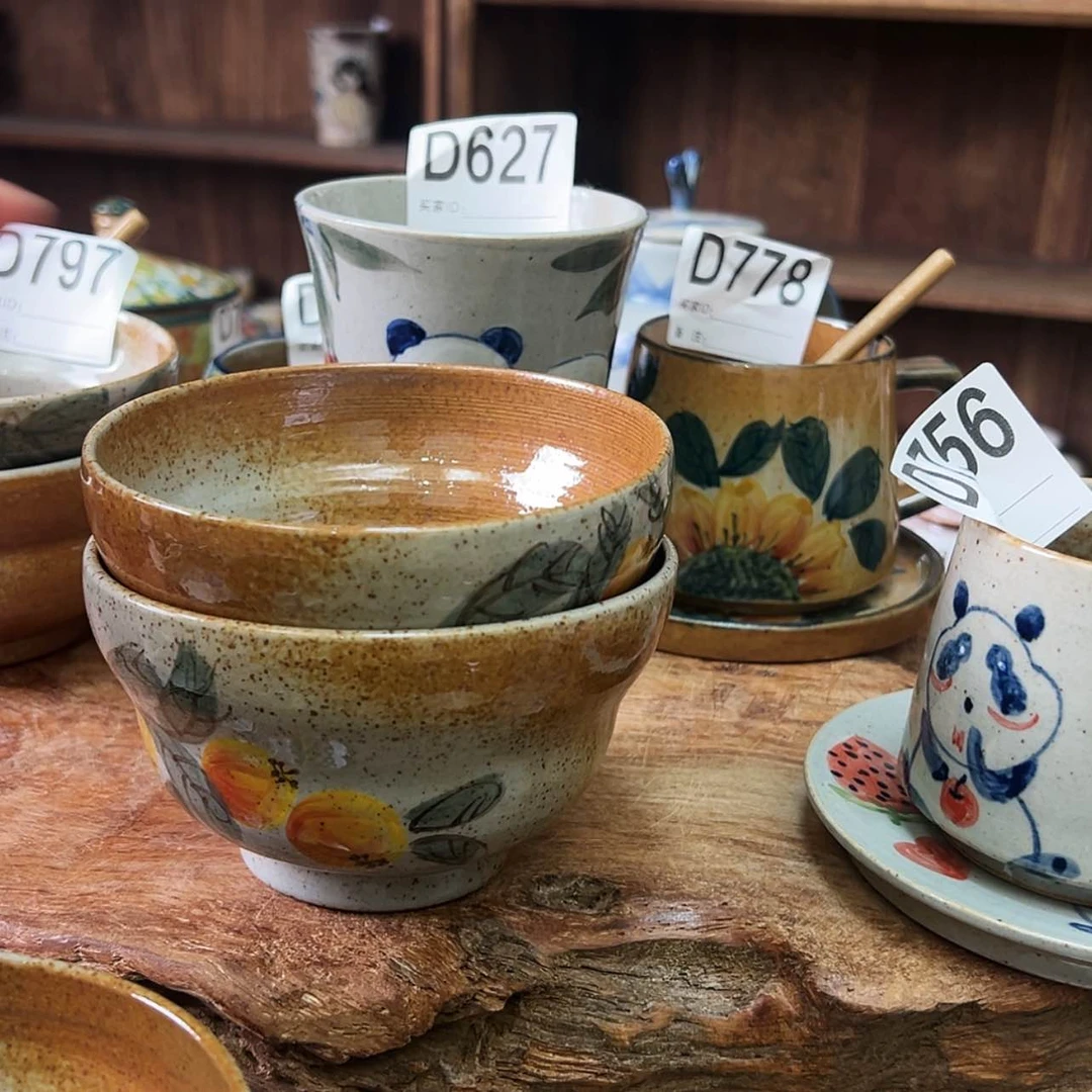 【闪购商品】陶瓷碗鱼****）两个