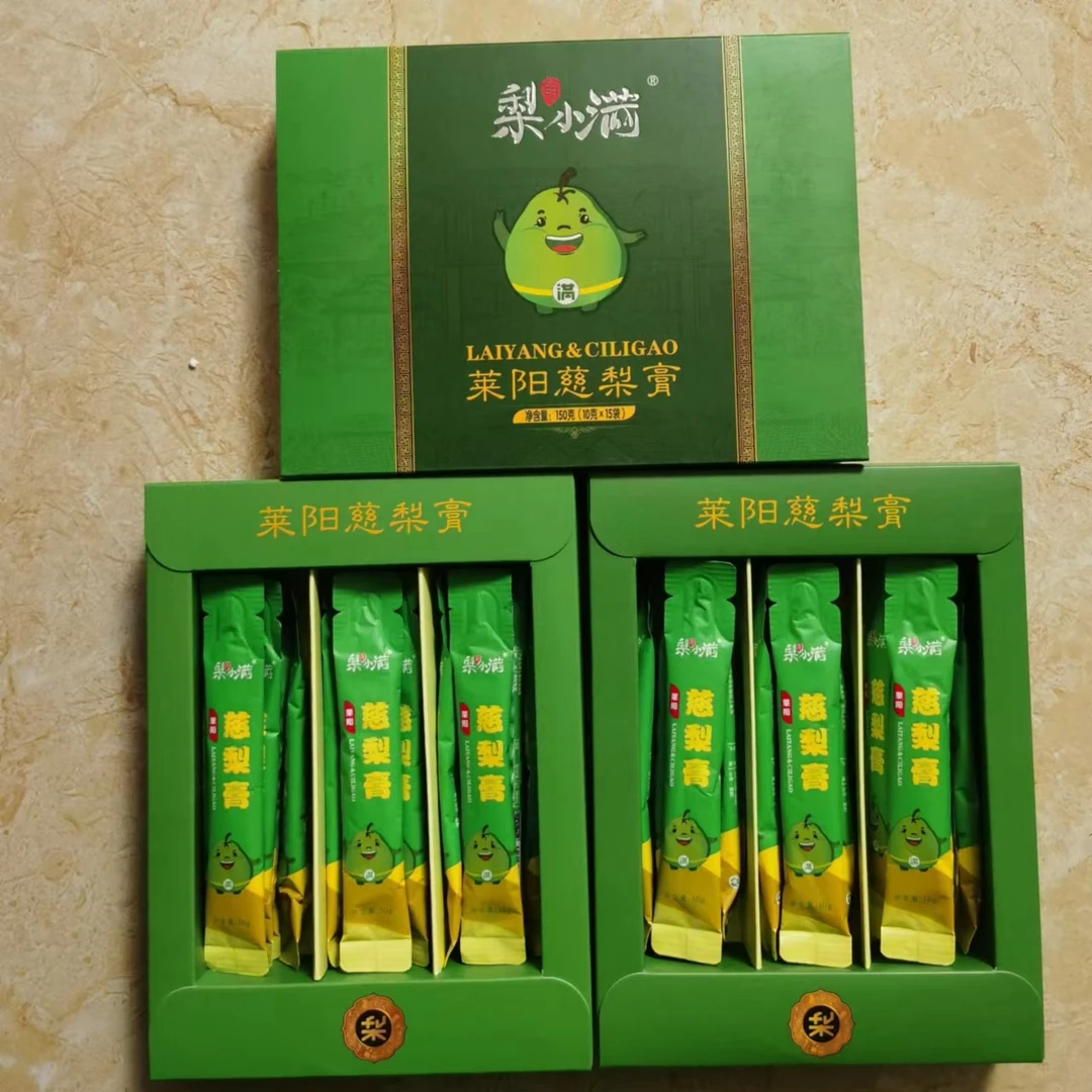 拍1发30袋小蚂蚁福利300g正宗莱阳特产纯梨膏0添加鲜梨现榨慈梨