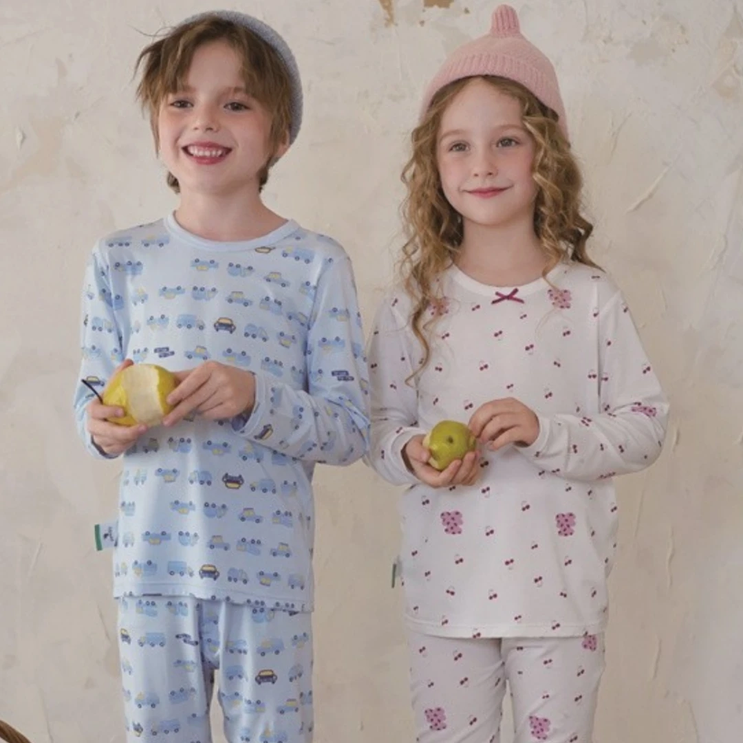 100支兰精莫代尔棉夏款空调服益友小蚂蚁儿童男女