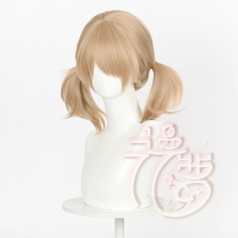 漫萝 第五人格 园丁异想Hello Kitty cos假发米黄色头皮顶双马尾