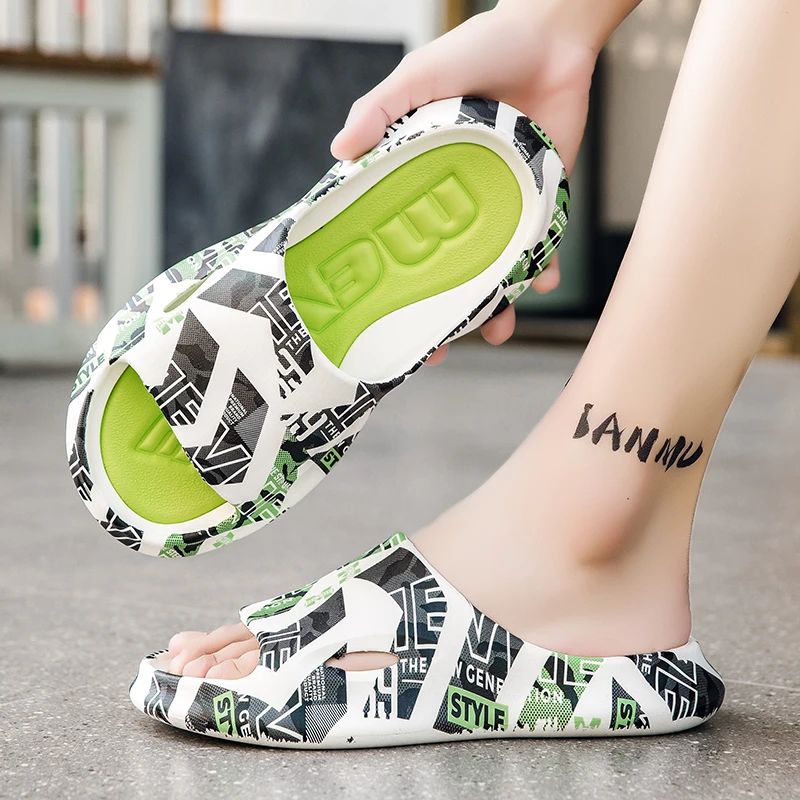拖鞋潮流男士2025新款夏季外穿踩屎感防滑防臭沙滩凉鞋运动凉拖鞋