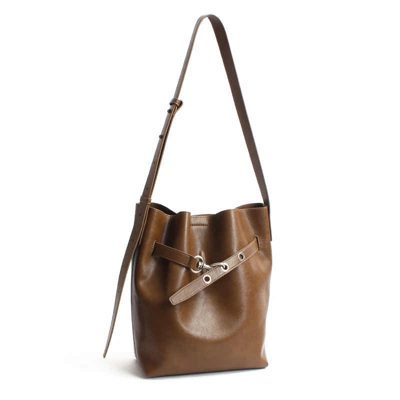 【摩卡咖啡】新品百搭简约单肩休闲时尚气质ins女包20751