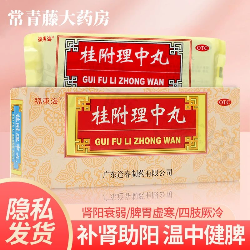 福东海福东海 桂附理中丸9g*10丸 补肾助阳 温中健脾 脾胃虚寒 脘腹冷痛
