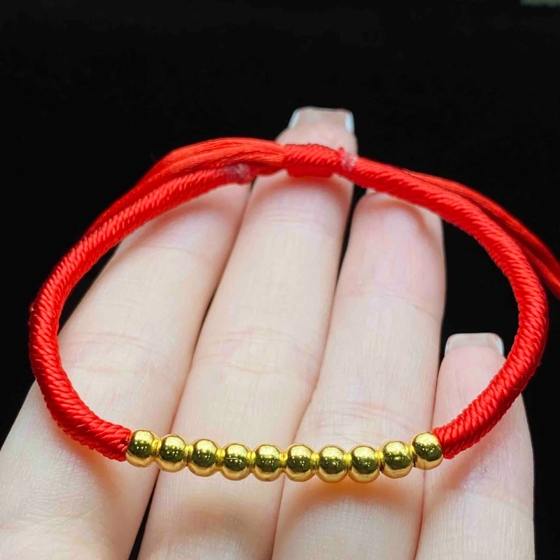 足银银制品 【小魏总心选】足银十全十美手绳（3mm+）