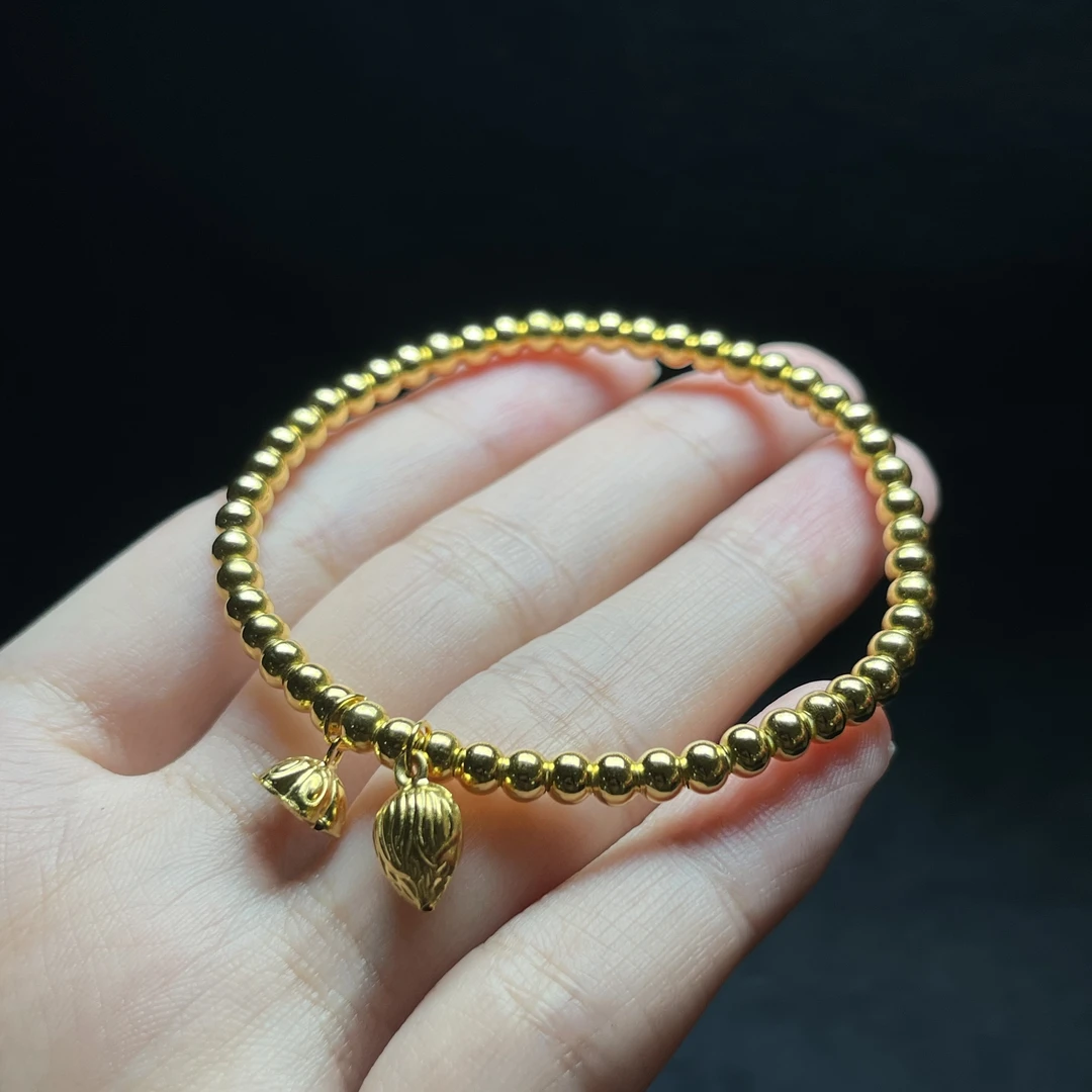 足银银制品 【小魏总返场福利】足银两世欢手串（3mm）