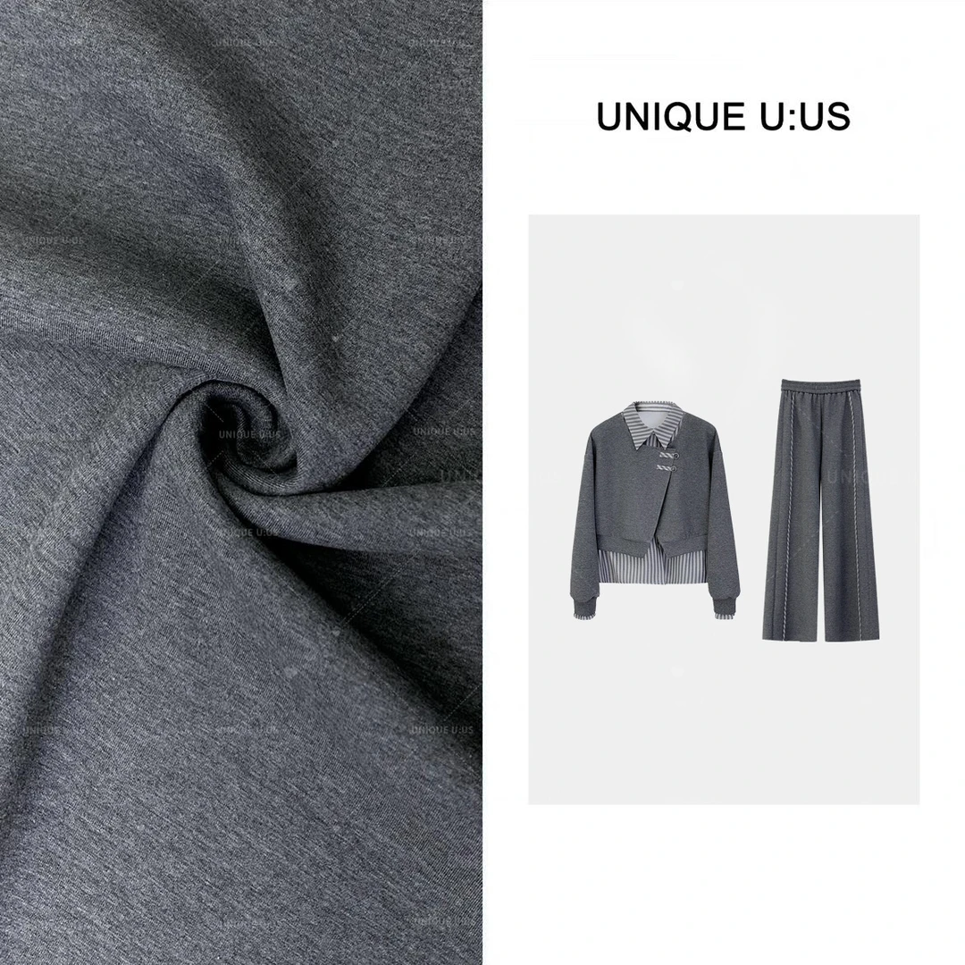 【曼曼】极简主义秋季休闲时尚气质女装套装-248966