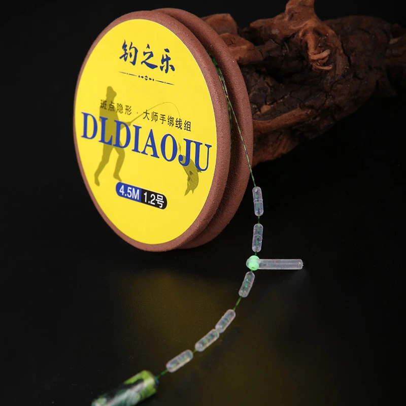 进口斑点钓鱼线主线正品成品主线隐形线组台钓鱼线绑好套装原丝