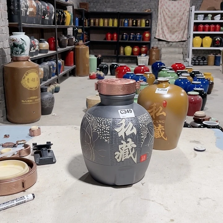 【闪购商品】缸华***光349酒坛10斤装的一个高分子盖