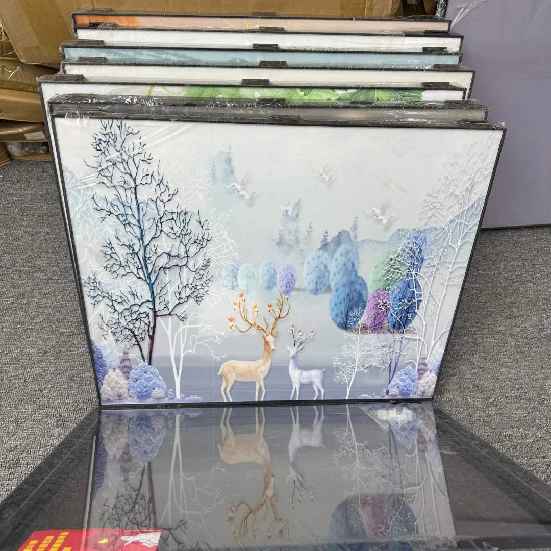 D140电表箱装饰画免打孔客厅遮挡配电箱电闸箱开关盒简约挂画