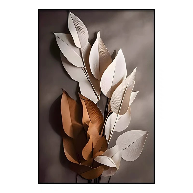 A355现代简约轻奢光影空间入户玄关走廊过道装饰画客厅落地画