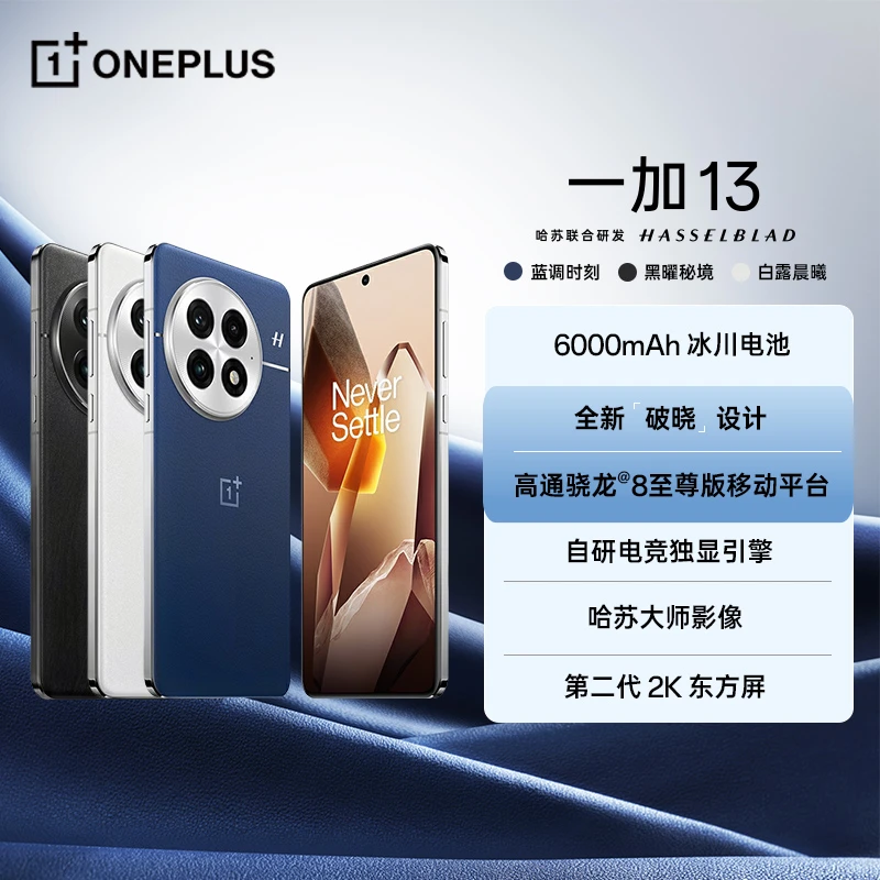 【官方】一加 13高通骁龙8至尊版 冰川电池 旗舰性能游戏 5GAI手机