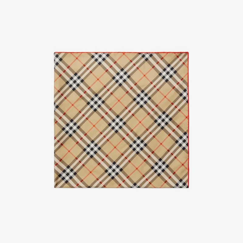 博柏利（BURBERRY）围巾男女格纹丝巾 80881401