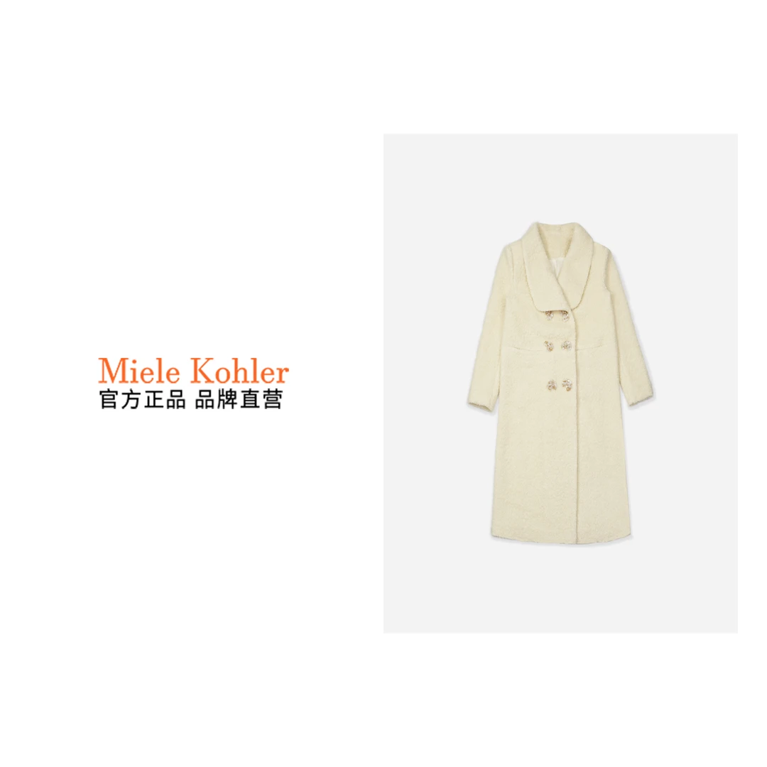 秋冬时尚优雅气质高级感女羊毛毛呢外套MKOKQ9227【澳门小源同款】