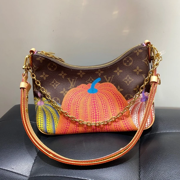 95新 LouisVuitton/路易威登 LV 限量新款南瓜牛角包8459