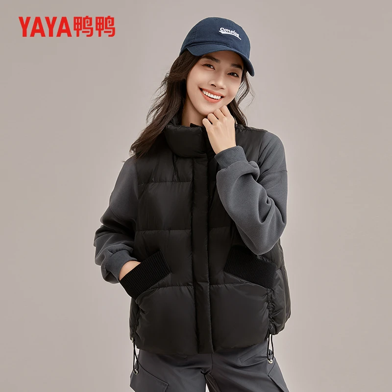 时尚百搭女士轻羽绒马甲短款休闲保暖秋冬季YE4C601745L