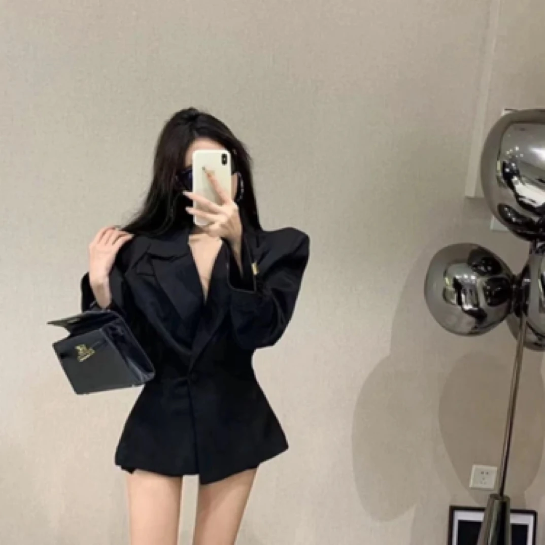 AL SHOP【惊喜不断】韩系百搭款喇叭西装外套