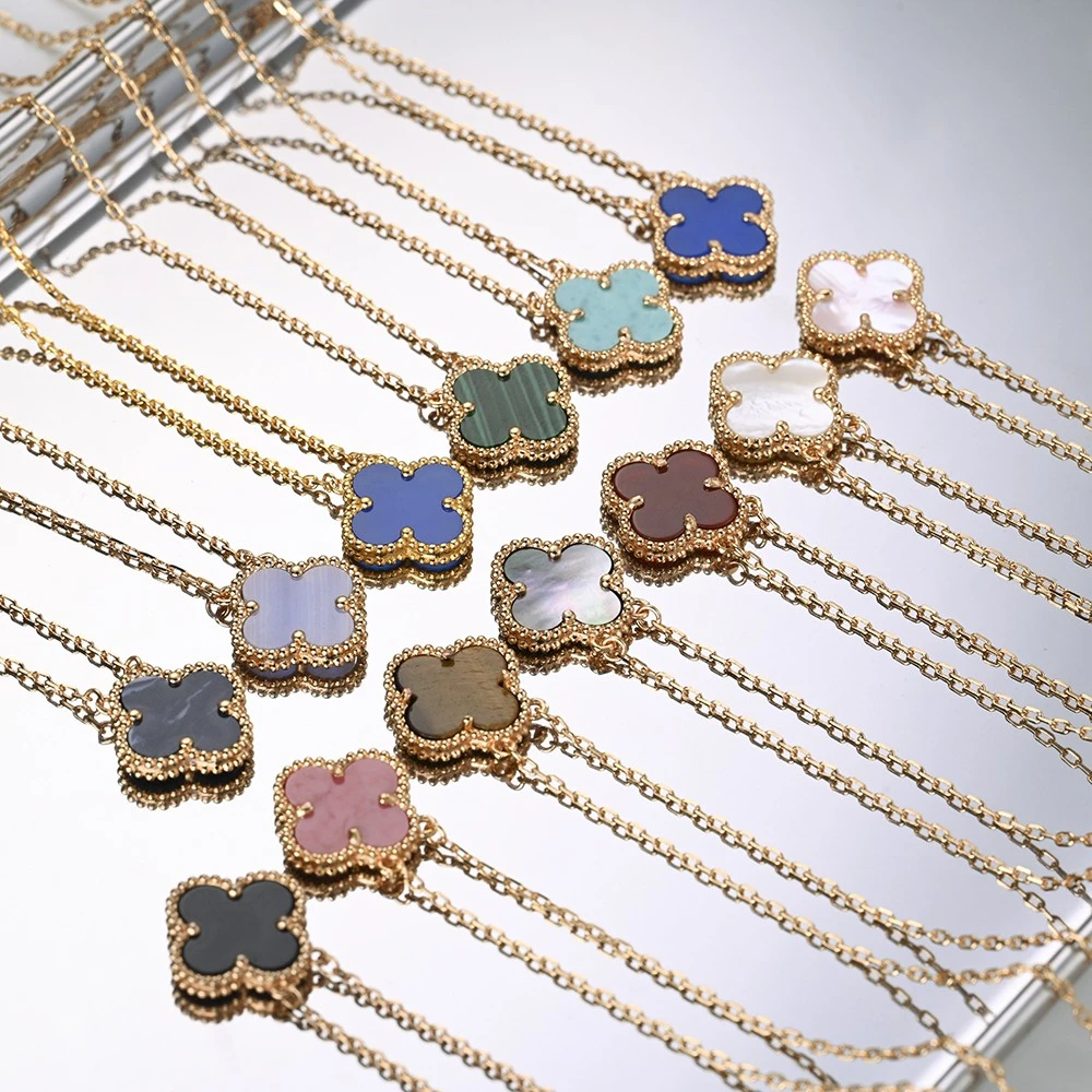 铜合金项链 四叶草项链 合集 777