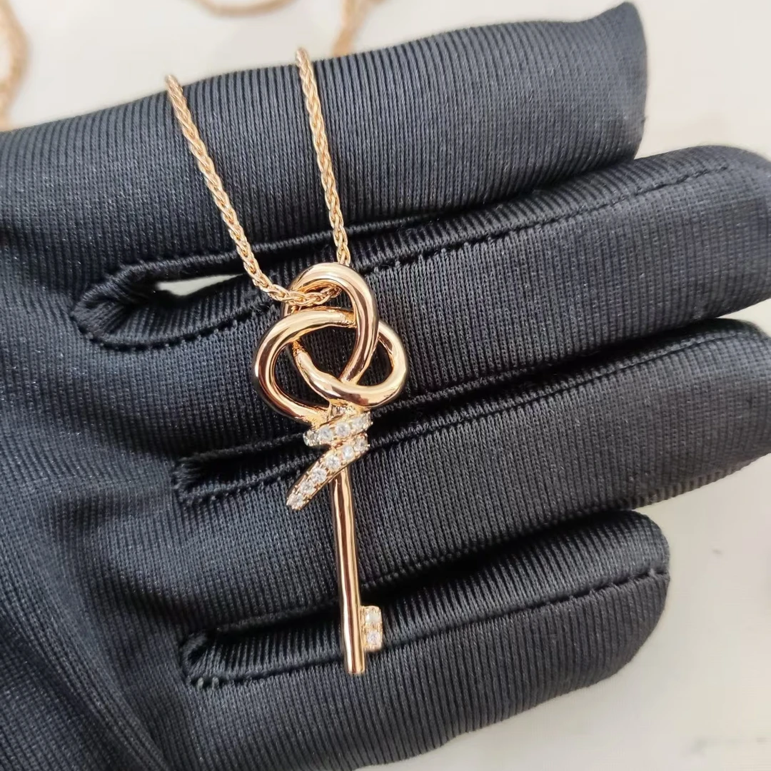 铜合金项链 扭结钥匙 项链 079