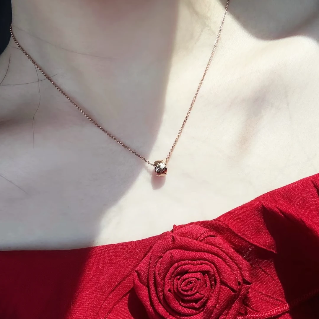 铜合金项链 小金豆子项链010