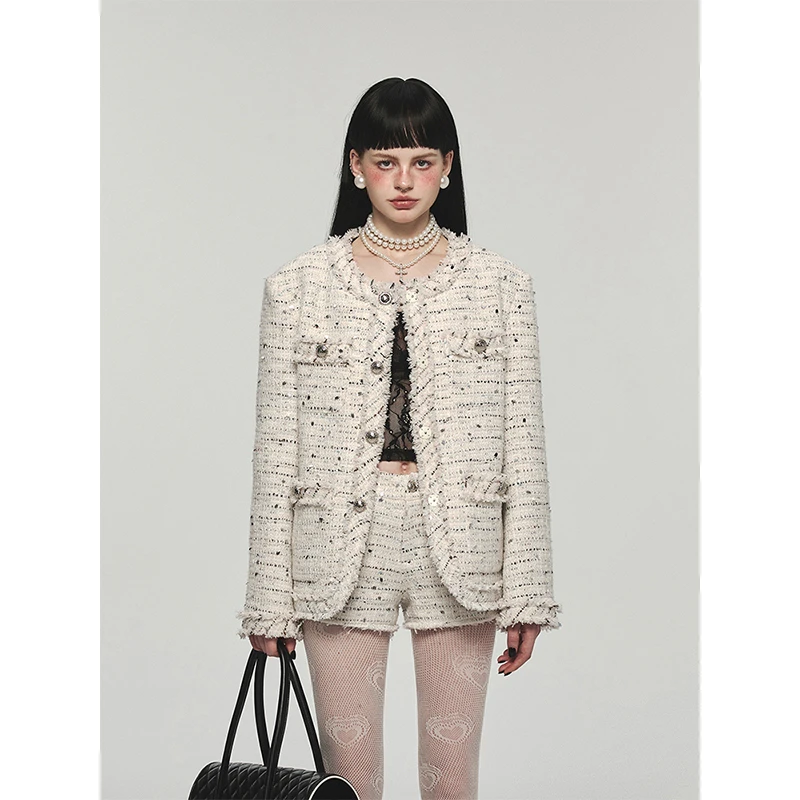 【Auchic专属】1JINN STUDIO 高级感百搭时髦时尚洋气小香套装