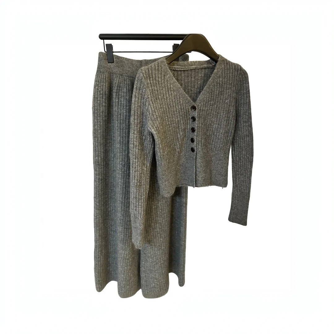 「OCT·陈七七」秋冬新品毛衣套装小香风显瘦气质长袖洋气时尚秋季