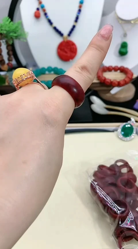 【闪购商品】烟晶戒指未镶嵌5号