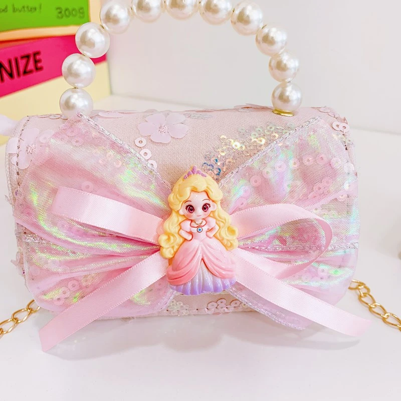 新款儿童包包洋气公主配饰手提包小女孩百搭斜挎包萌女童单肩包