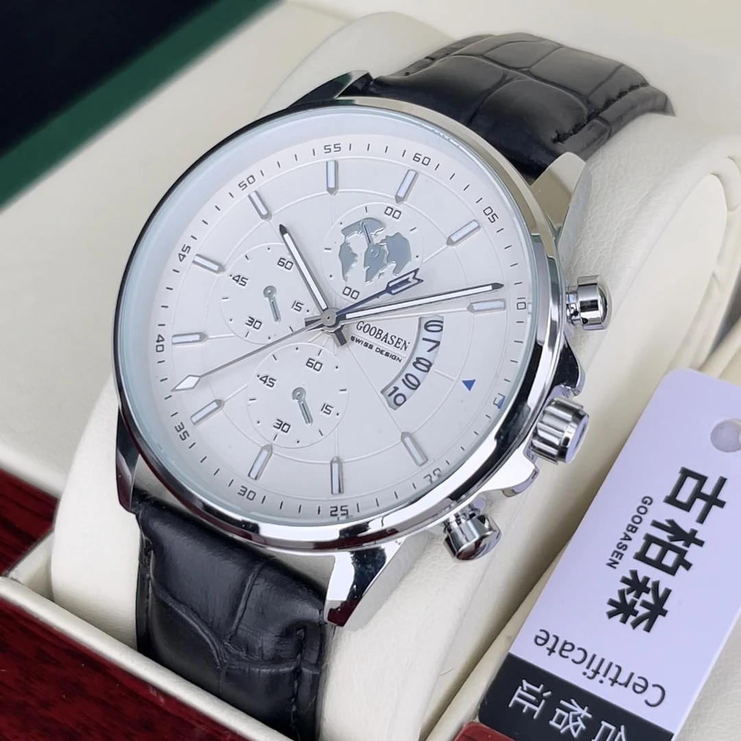 【品牌直销】029防水夜光男士手表韩版潮流百搭简约商务皮带腕表男