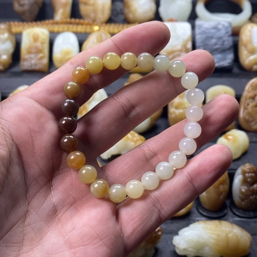 【闪购商品】和田玉（糖玉）手链未镶嵌言***李