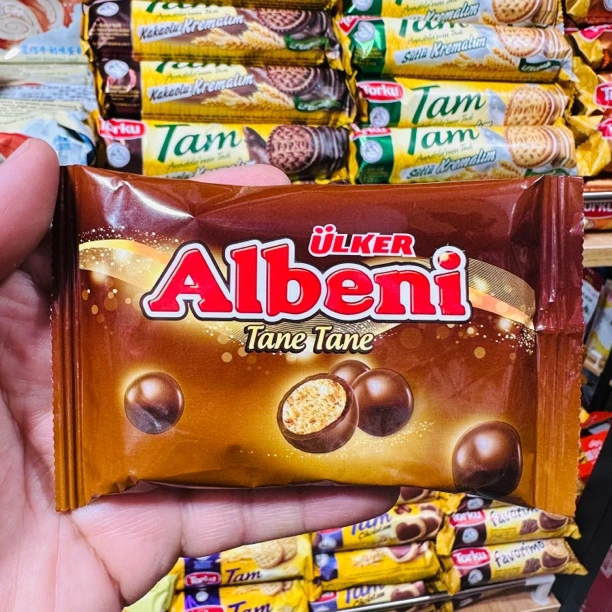 ULKER/优客新疆包邮阿乐巴尼夹心巧克力饼干tanetane巧克力饼干