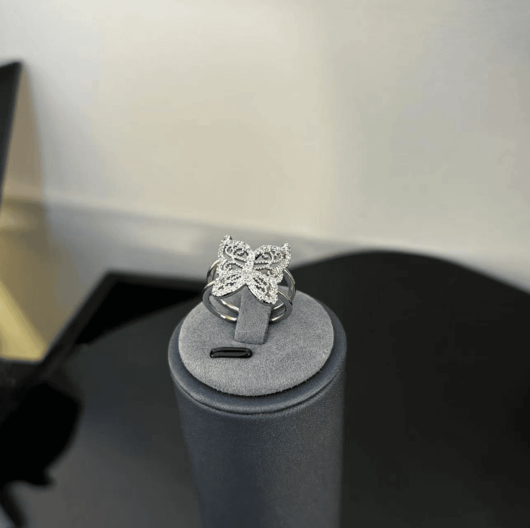 铜合金戒指 大个蝴蝶戒指JZ1426-160