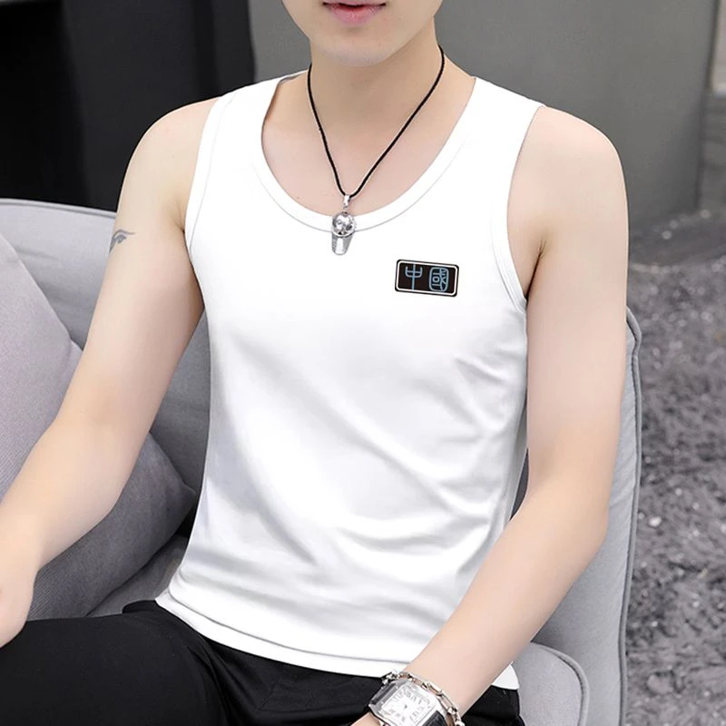 男士运动背心新款夏季无袖健身纯棉坎肩内搭背心男款爆款2025新款