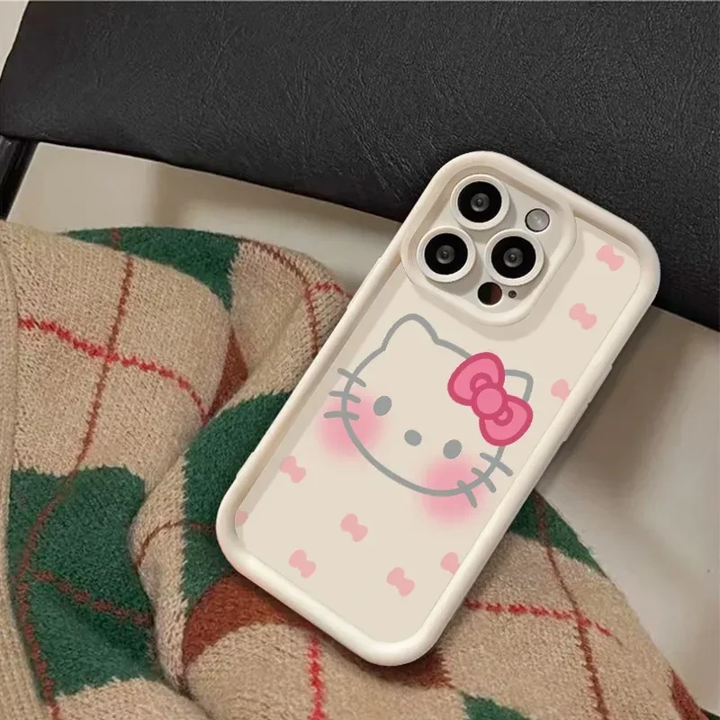 iPhone14苹果凯蒂猫15promax手机壳硅胶11阶梯12防摔13软壳xr磨砂